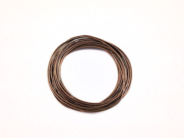 Fil Aluminium - Marron - 1,5 mm - X 10 m  Ma Boutique de Perles