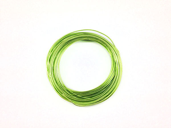 Fil Aluminium - Vert pomme - 1,5 mm - X 10 m  Ma Boutique de Perles