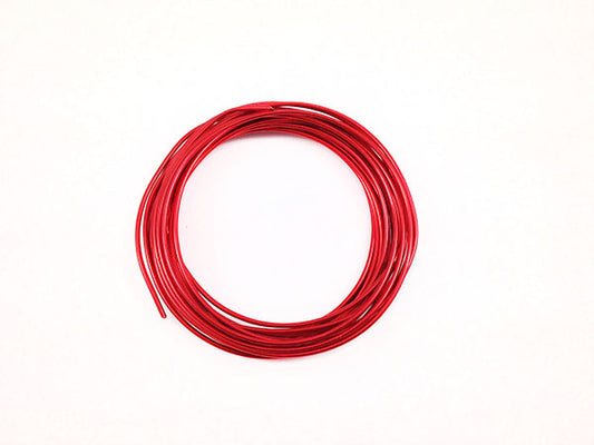 Fil Aluminium - Rouge - 2 mm - X 6 m  Ma Boutique de Perles