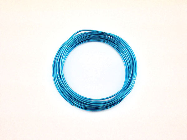 Fil Aluminium - Turquoise - 2 mm - X 6 m  Ma Boutique de Perles