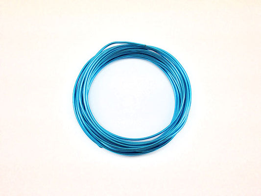 Fil Aluminium - Turquoise - 2 mm - X 6 m  Ma Boutique de Perles