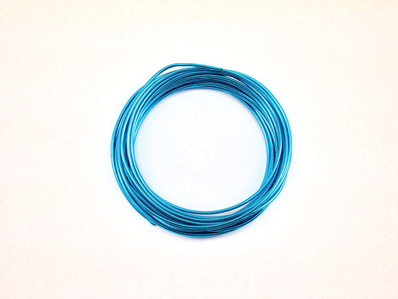 Fil Aluminium - Turquoise - 2 mm - X 6 m