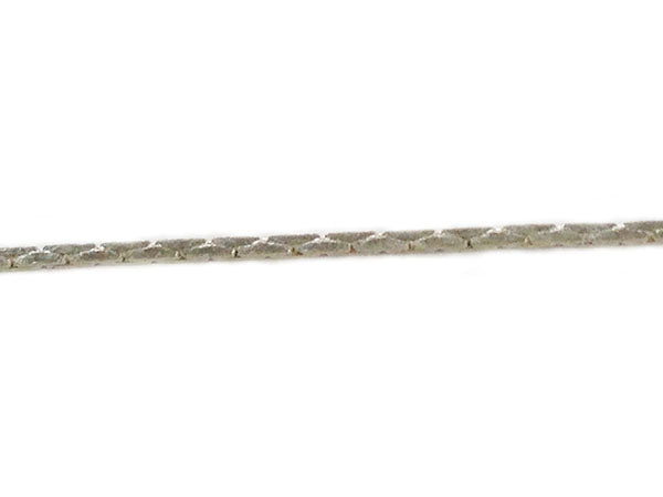 Chaîne serpentine argentée - 0,9  mm - X 1 mètre  Ma Boutique de Perles