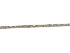 Chaîne serpentine argentée - 0,9  mm - X 1 mètre