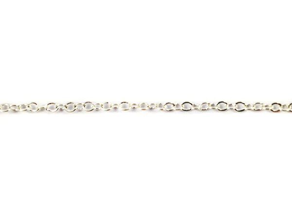 Chaîne maille forçat argentée - 2 mm - X 1 mètre  Ma Boutique de Perles