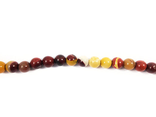 Moukaïte naturelle - Perles rondes - 8 mm - x 10  Ma Boutique de Perles