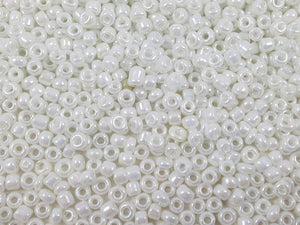 Rocailles 2 mm - Blanc nacré - 20g
