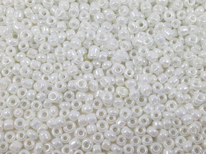 Rocailles 2 mm - Blanc nacré - 20g