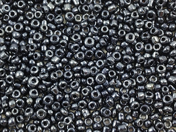 Rocailles 2 mm - Gris anthracite métal - 20g  Ma Boutique de Perles