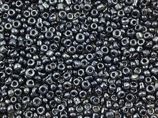 Rocailles 2 mm - Gris anthracite métal - 20g  Ma Boutique de Perles