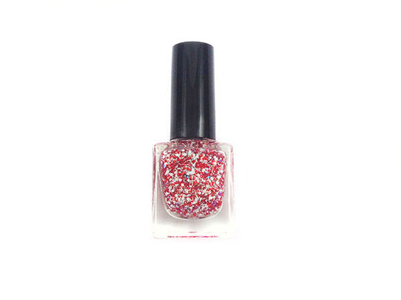 Vernis à ongles - Paillettes rouge cramoisi- x 1