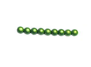 Perles magiques -  Vertes - 6 mm - x 20
