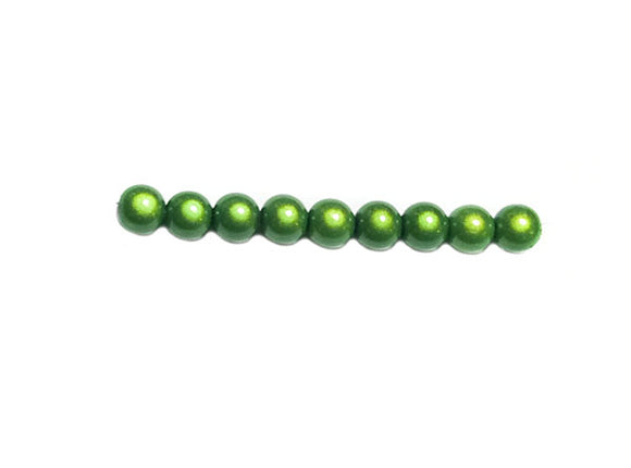 Perles magiques -  Vertes - 6 mm - x 20