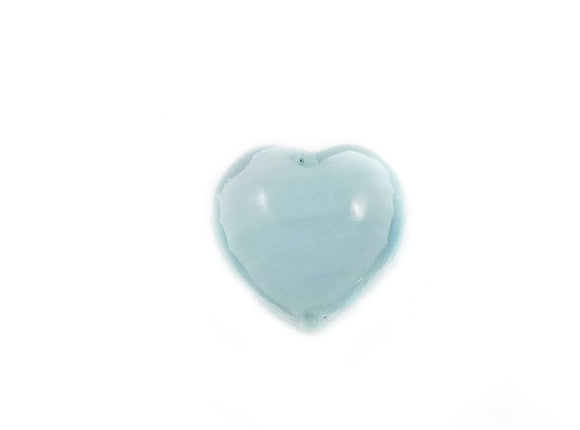 Coeur Murano - Bleu - 16 mm - x 1