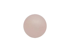 Perle ronde Polaris - 12 mm - Light Rose Mat - x 1